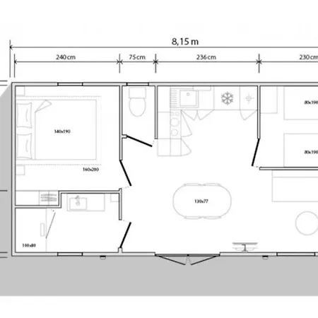 Mobilhome 4 Etoiles - Piscine - Eeieif *